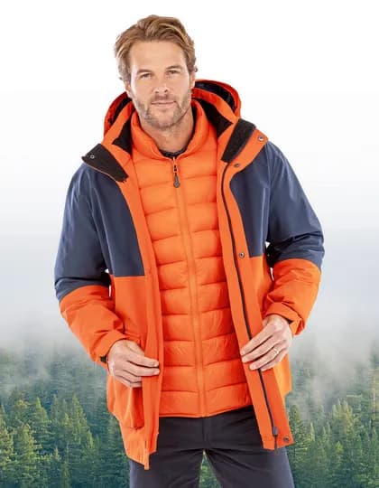 Recycled 3-In-1 Padded Ripstop Jacket