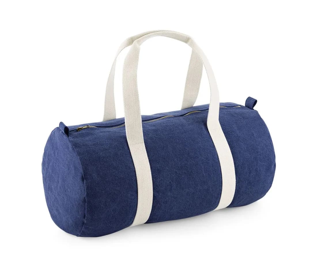 Zylindertasche aus Denim