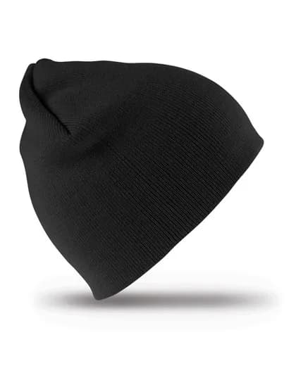 Soft Feel Cuffless Beanie – Noir
