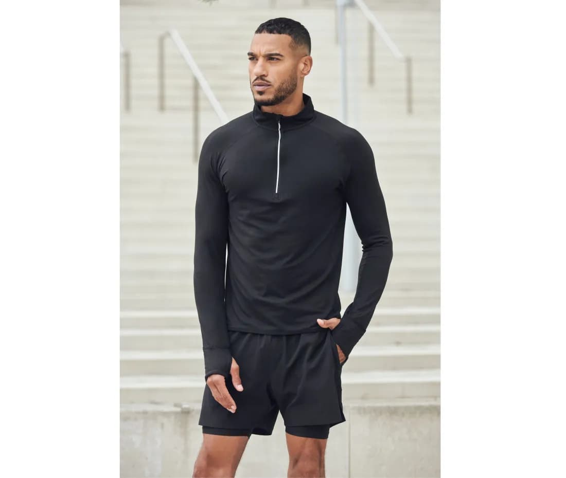 Long Sleeved 1/4 Zip Top