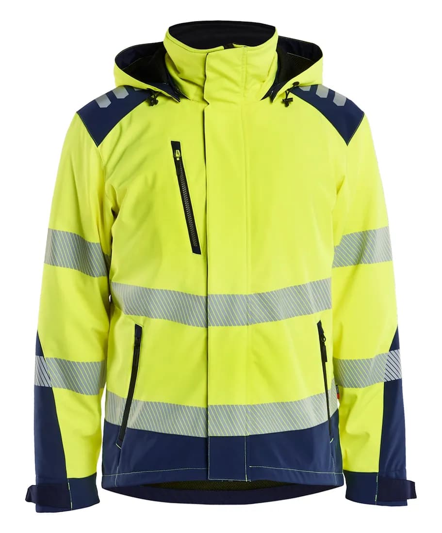 High Vis Softshell Winterjacke