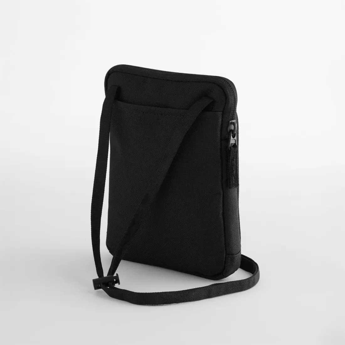 Travel Wallet – Schwarz – Rückansicht