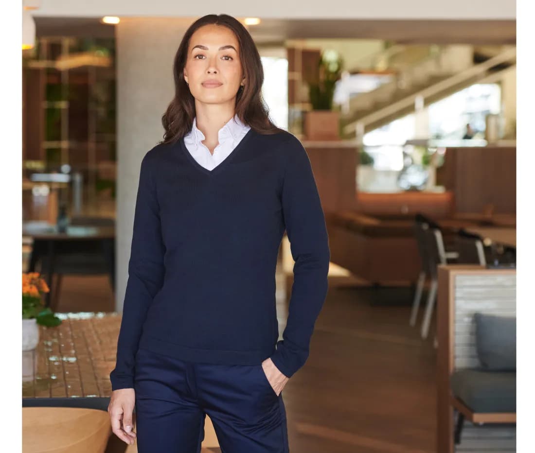 Ladies' V-Neck Jumper