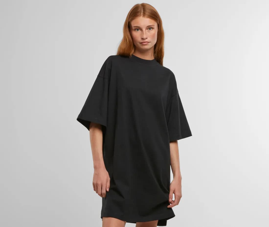 Ladies Heavy Oversized Tee Dress