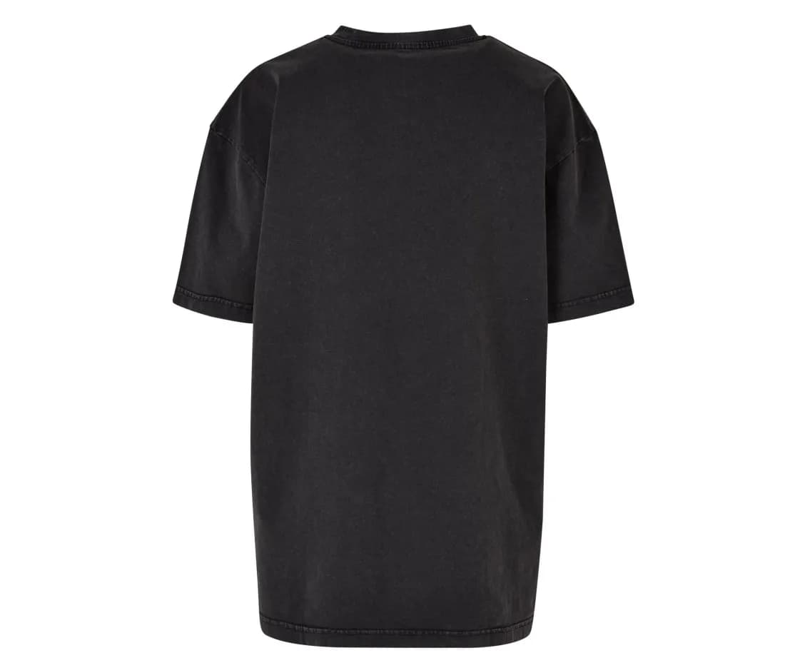 Damen Oversize-T-Shirt in Acid-Wash