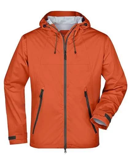 Men’s Outdoor Jacket – Orange / Gris