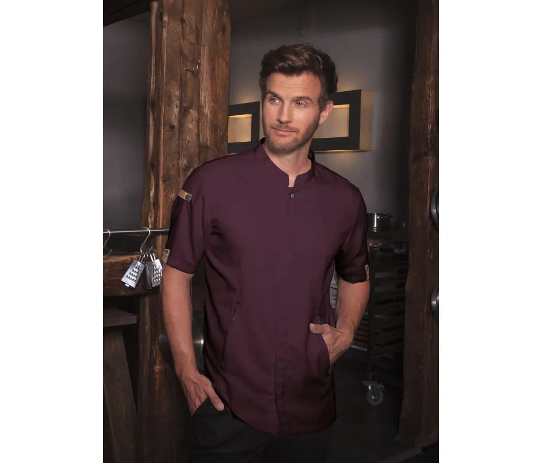 Short Sleeve Chef Jacket Green-Generation