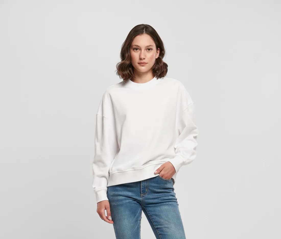 Ladies Oversized Crewneck