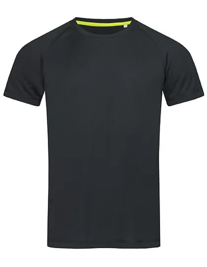 Mesh Raglan – Schwarz