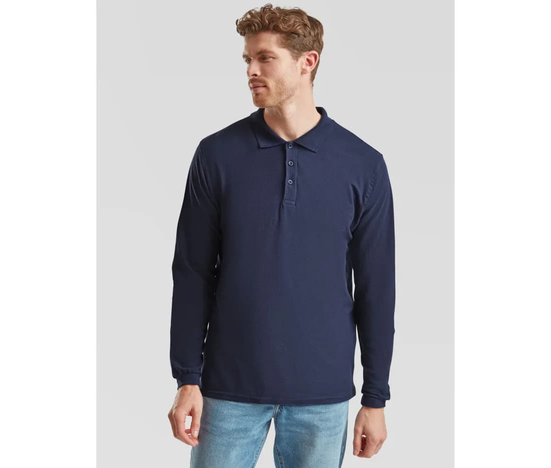 Premium Long Sleeve Polo