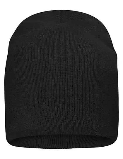 Bio Cotton Casual Beanie – Schwarz