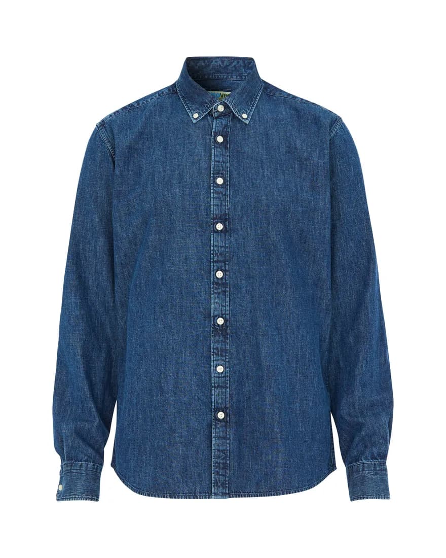 Hemd Dark Denim Slim fit Herren