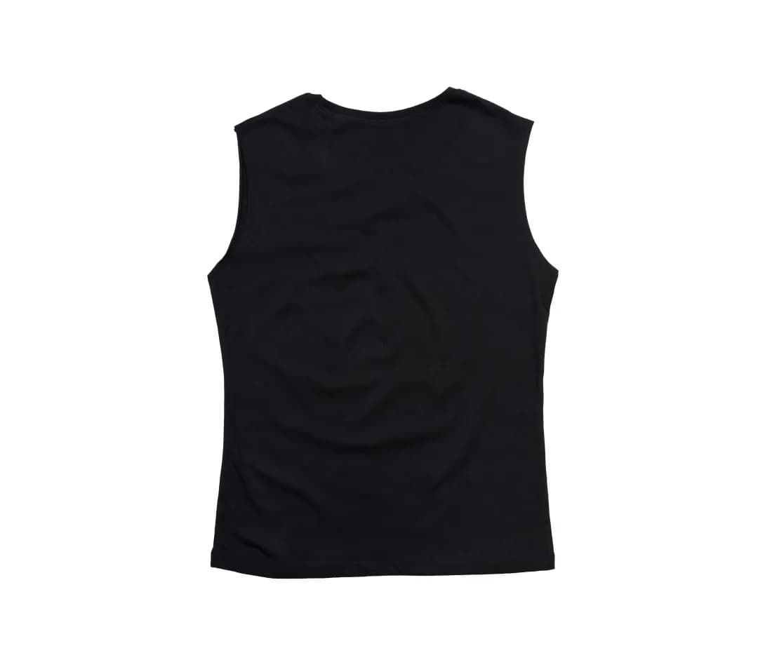 Damen Tanktop «Raw» – Schwarz – Rückansicht