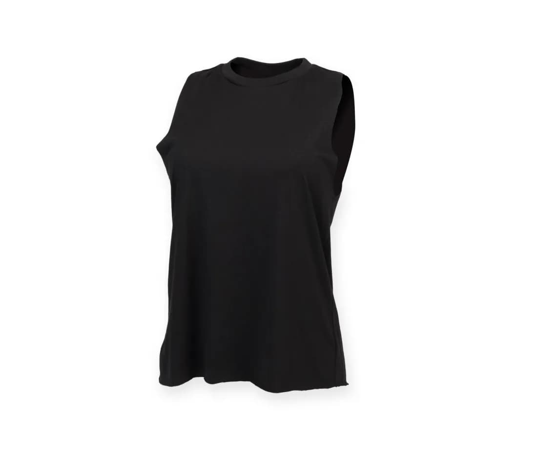 Débardeur col montant femme