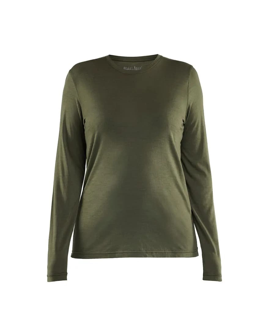 Damen Merino Langarmshirt