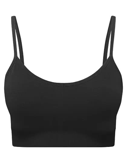 Women’s Recycled Seamless ’3D Fit’ Multi-Sport Flex Bra – Schwarz
