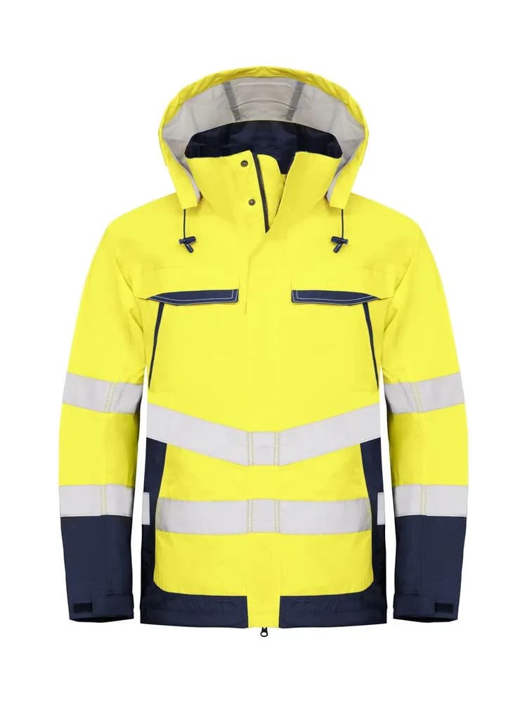 6440 Wind- und Wasserdichter Warnschutz Parka EN ISO 20471 Klasse 3 / EN ISO 343