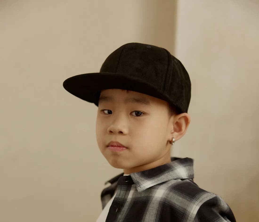 Suede Leather Snapback
