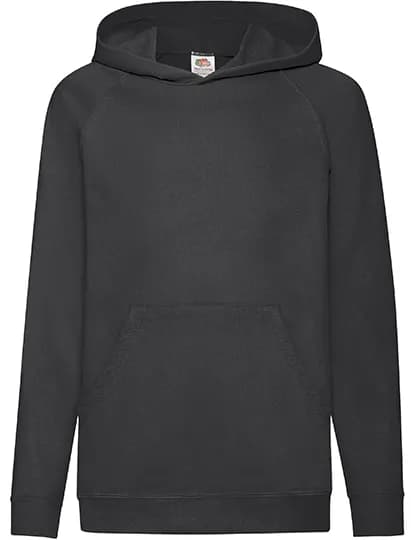 Kids’ Lightweight Hooded Sweat – Schwarz