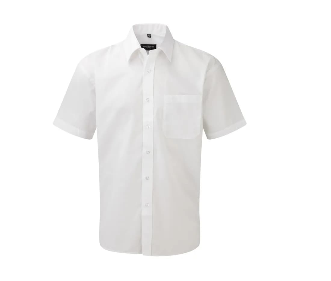 Chemise en popeline manches courtes «Classic» homme