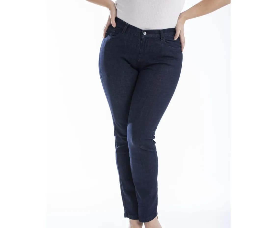 Jeans mit hoher Taille