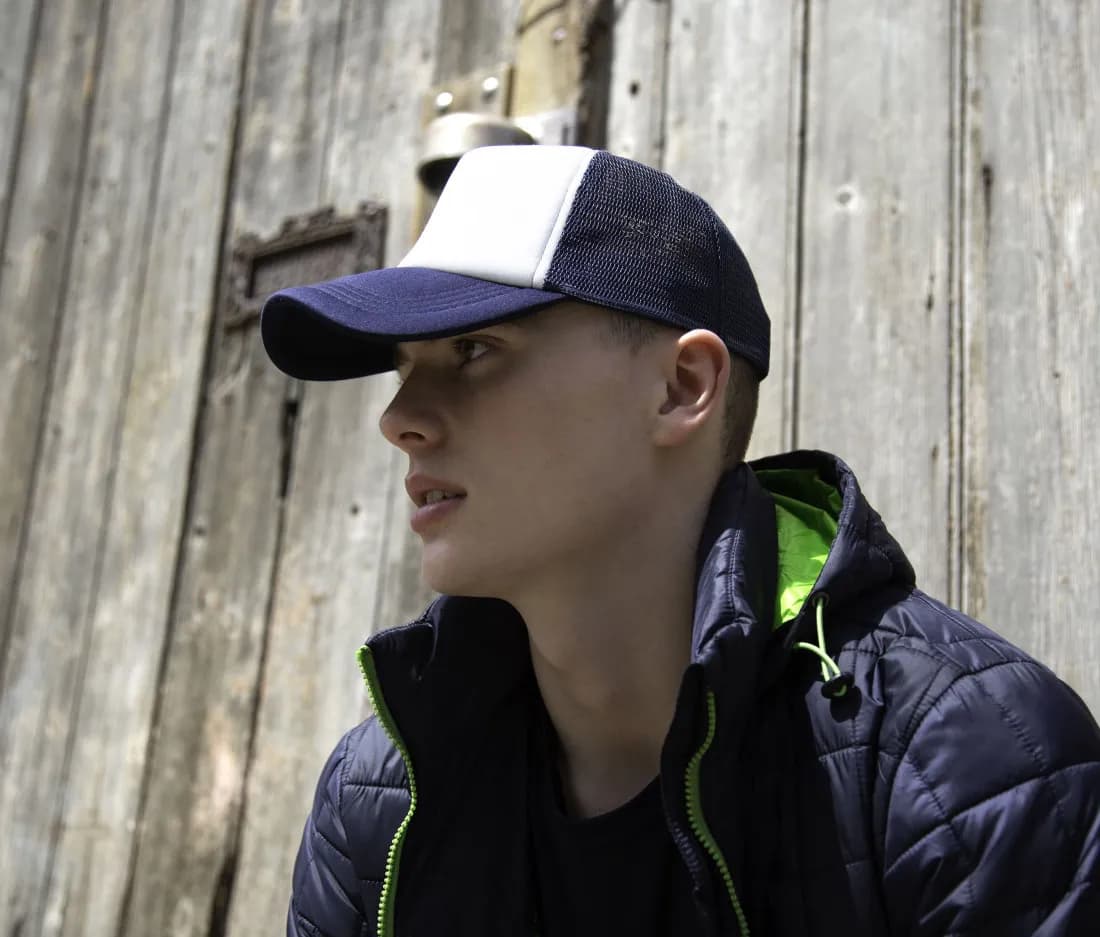 Detroit 1/2 Mesh Truckers Cap