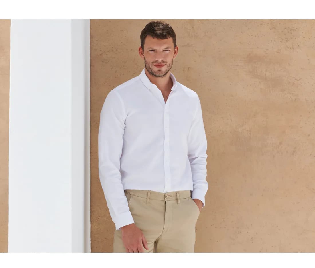 Modern Oxford Long Sleeved Shirt - Regular Fit