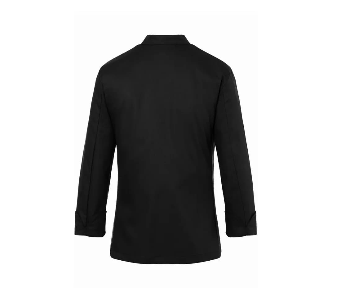 Veste de cuisine «Larissa» femme – Noir – vue de dos