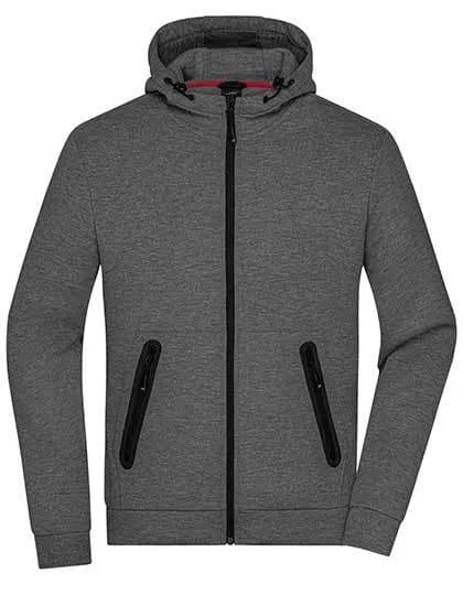 Men’s Hooded Jacket – Anthracite chiné