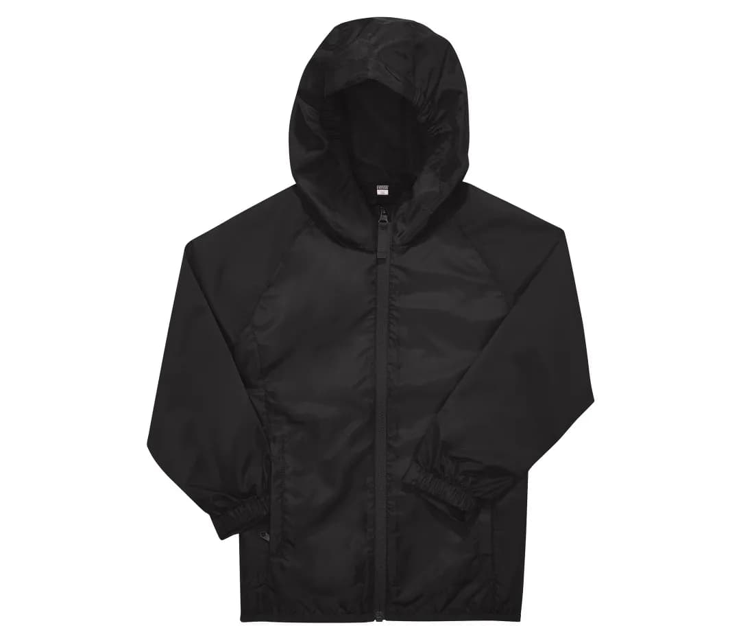 Kinder Windjacke «#reset» – Schwarz