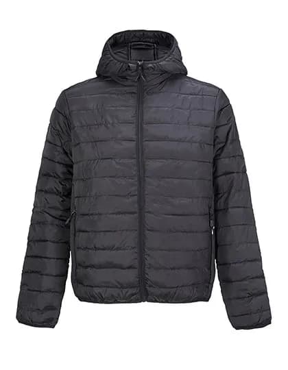 Men’s Stream Lightweight Hooded Padded Jacket – Schwarz