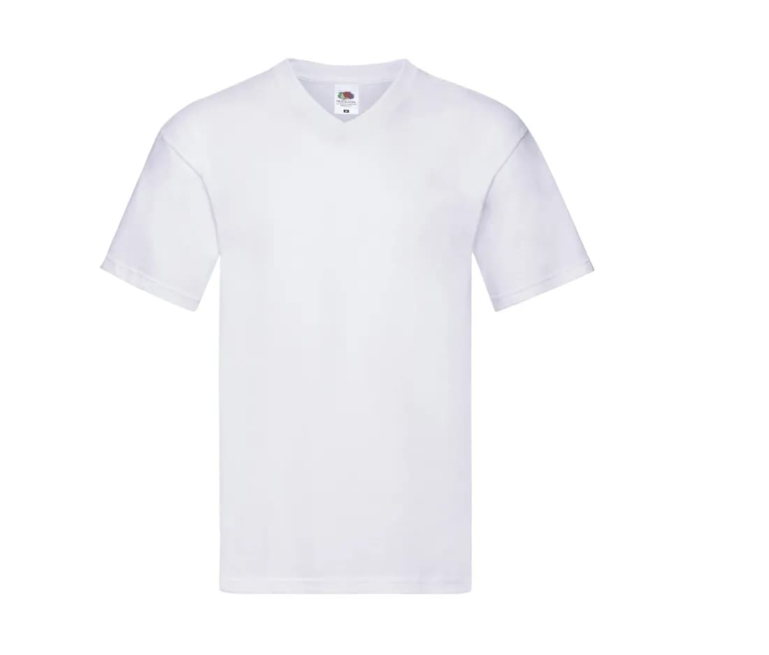 Original V Neck T – Blanc
