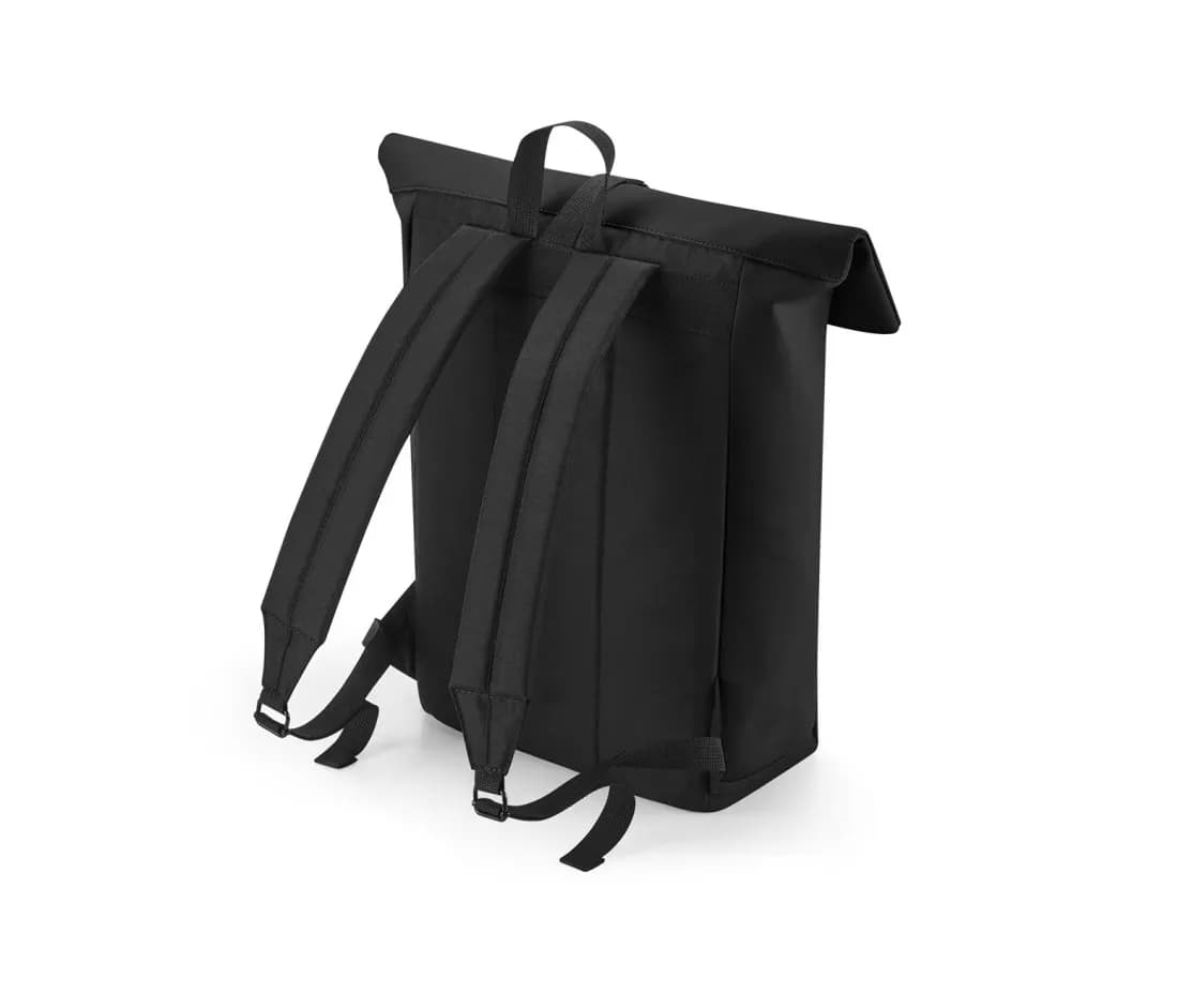Rolltop-Rucksack aus mattem PU