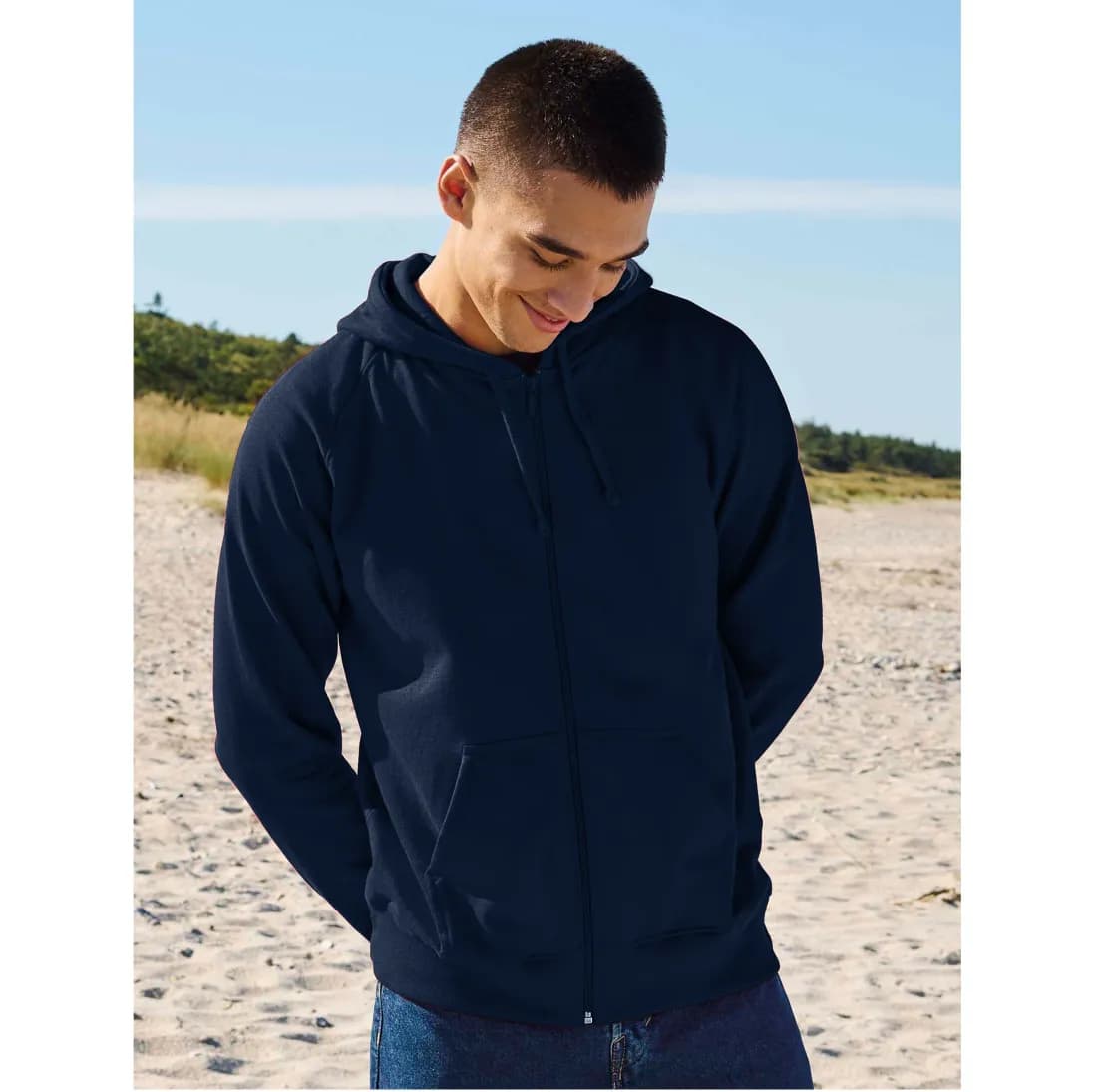 Mens Hoodie with Zip
