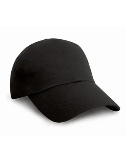 Heavy Cotton Drill Pro Style Cap – Schwarz
