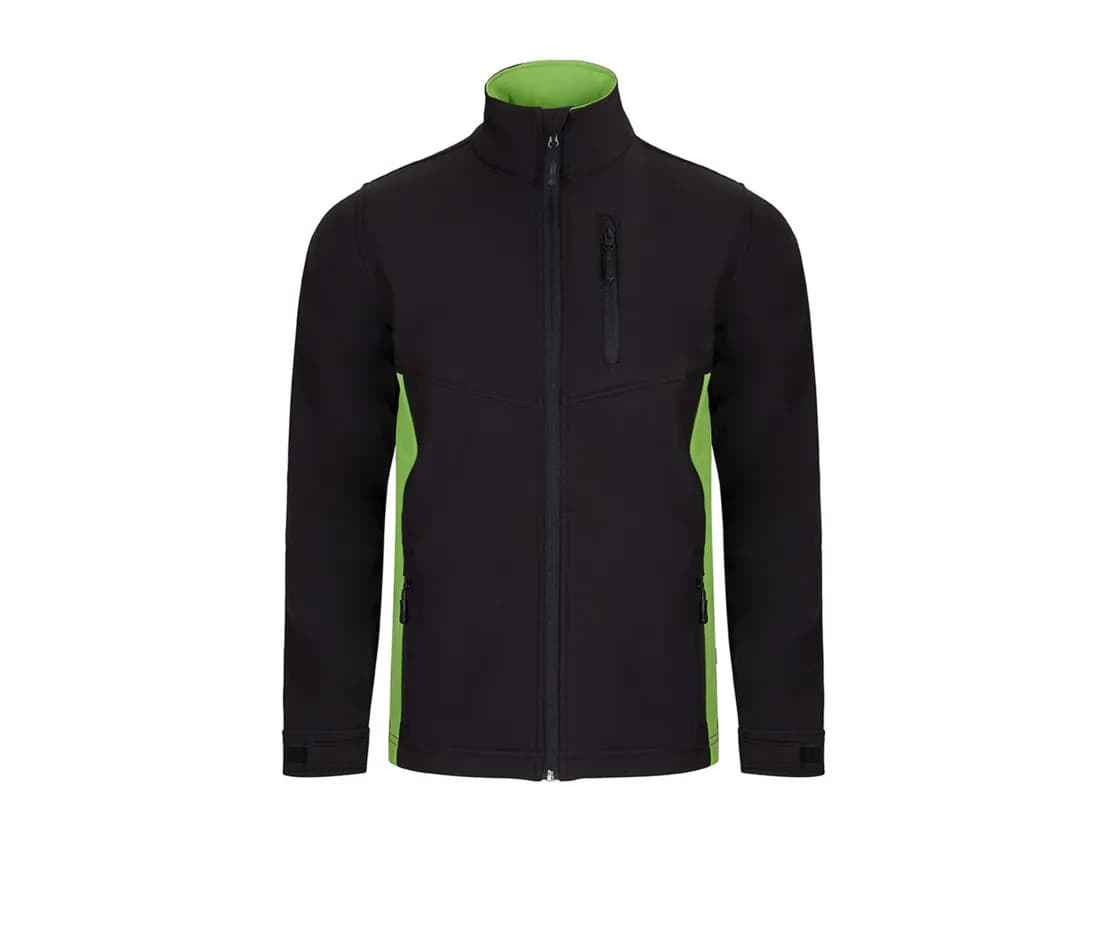 Zweifarbige Softshelljacke
