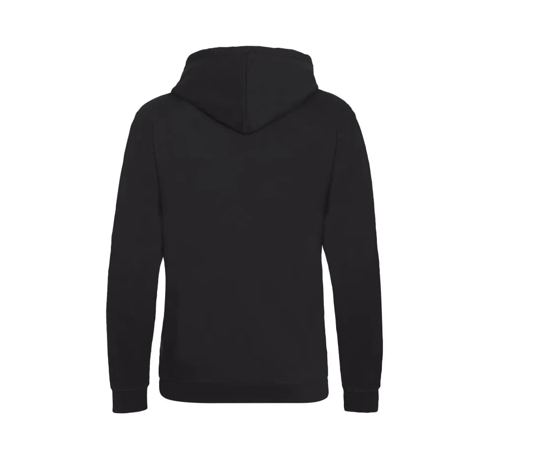 Epic Print Hoodie – Schwarz – Rückansicht