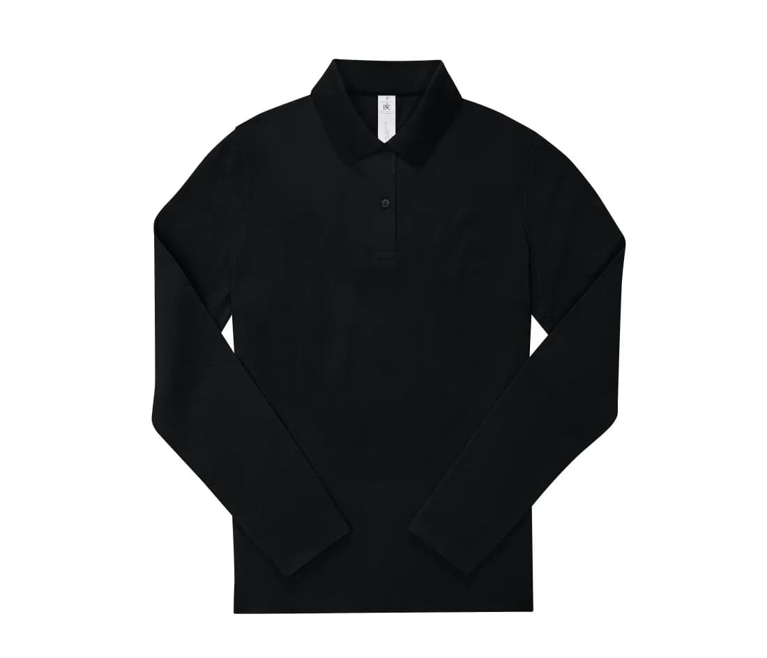 B&c My Polo 180 Lsl/Women – Noir
