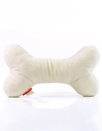 MiniFeet® Dog Toy Bone With Squeak Function – Creme
