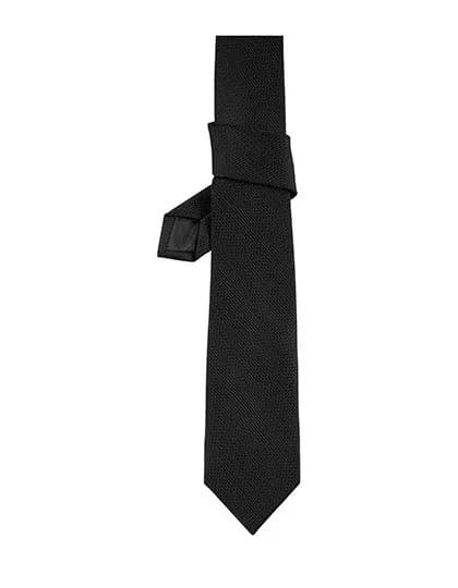 Plain Jacquard Tie – Schwarz