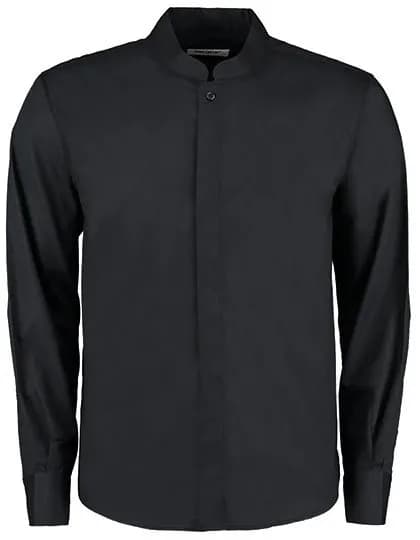 Men’s Tailored Fit Mandarin Collar Shirt Long Sleeve