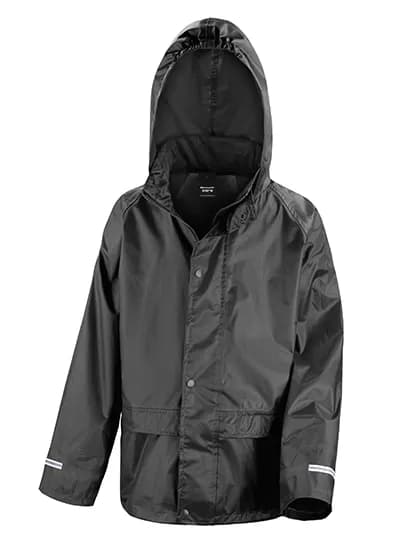Junior Rain Jacket – Schwarz