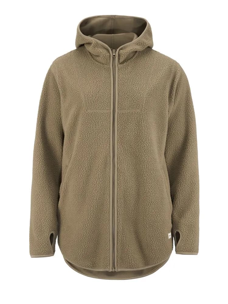 Join Pile Fleece FZ Hood W