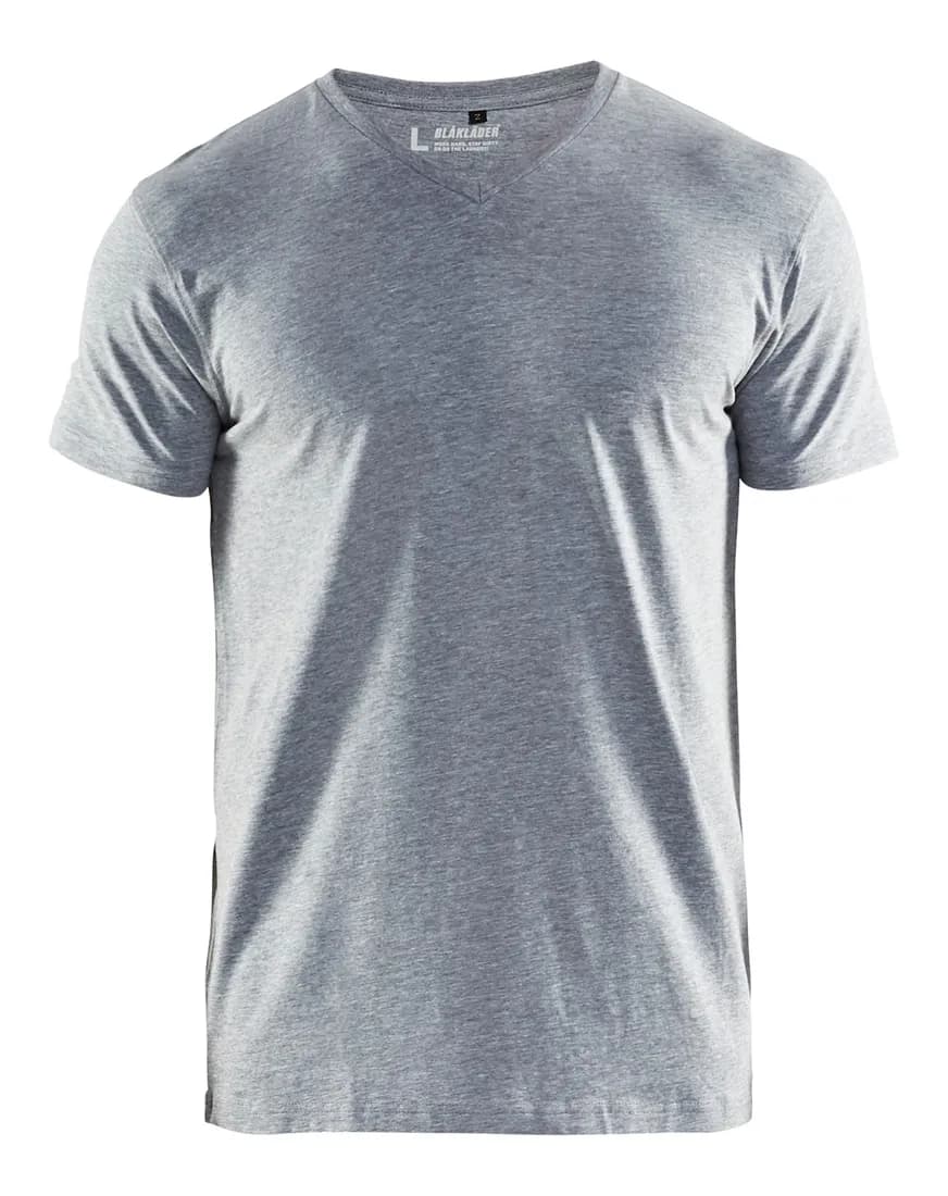 T-Shirt mit V-Kragen