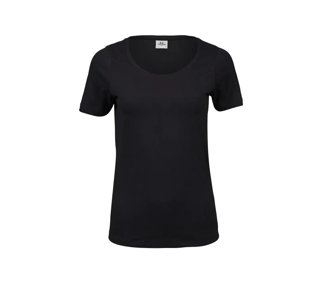 T-shirt stretch femme – Noir