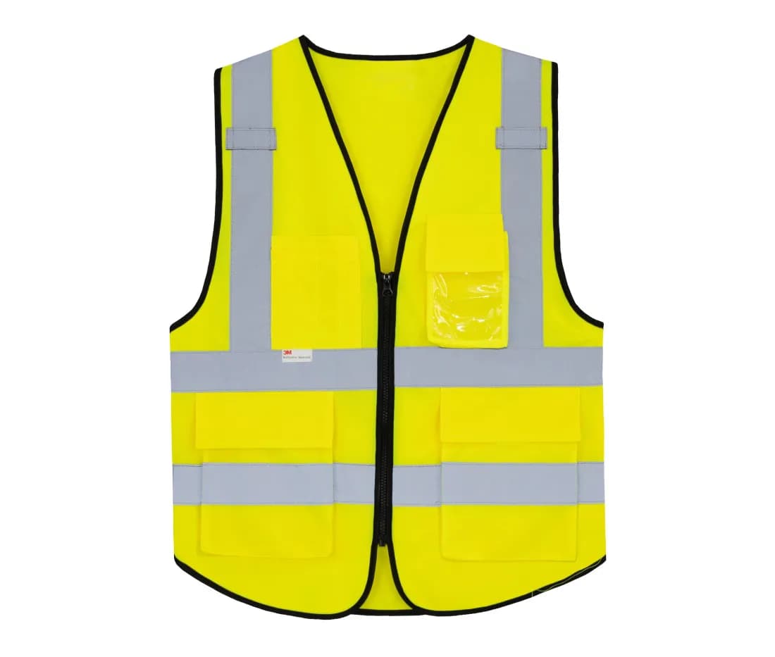 Gilet multifonction haute visibilité «Premium» – Jaune