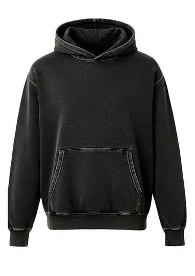 Unisex Vintage Organic Cotton Hooded Sweatshirt