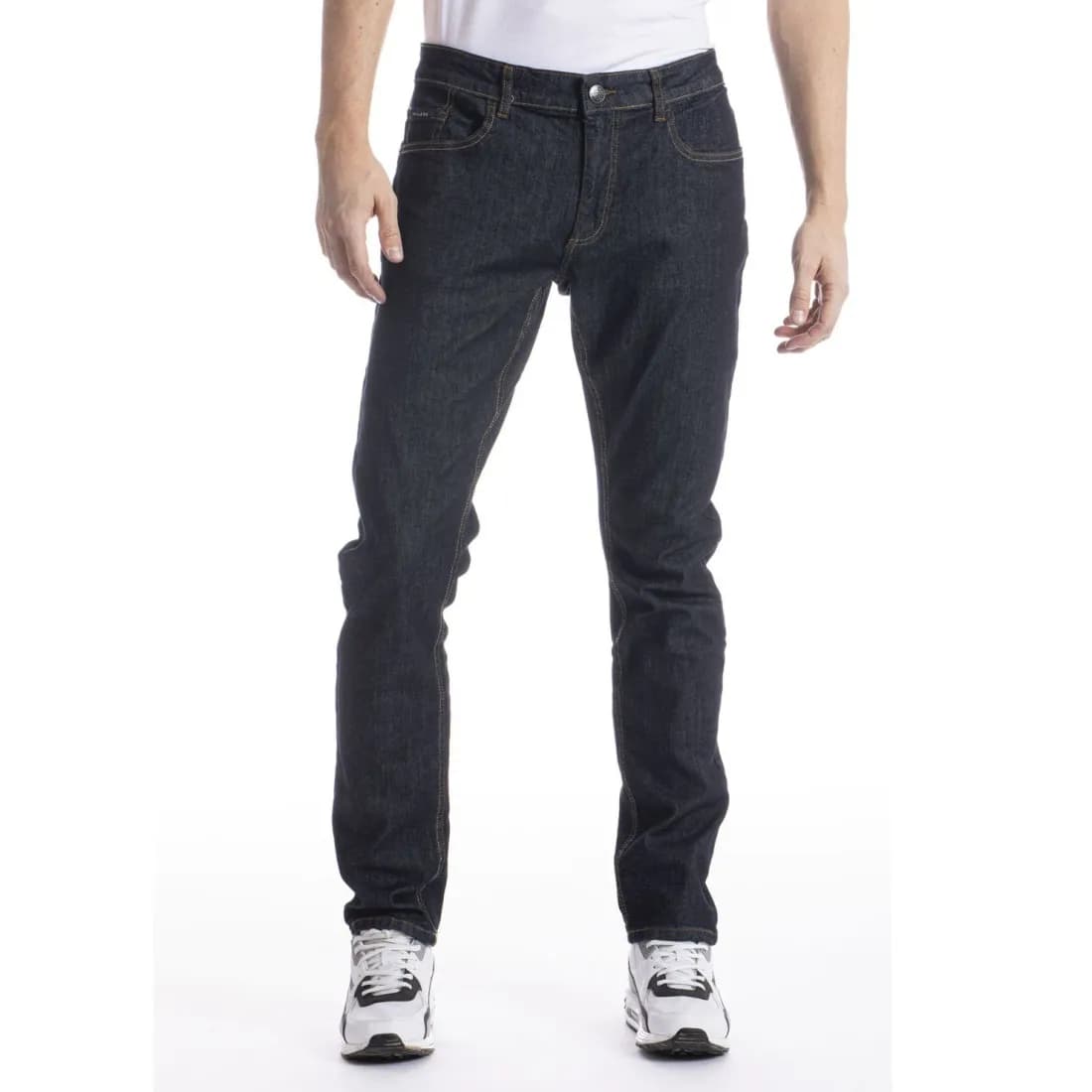 Herren Stretch-Jeans Raw Denim – Denim