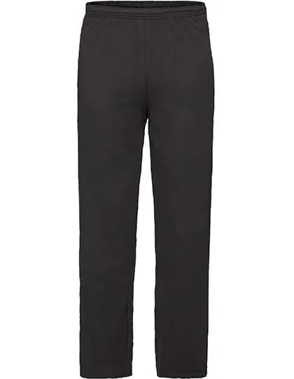 Lightweight Open Hem Jog Pants – Schwarz