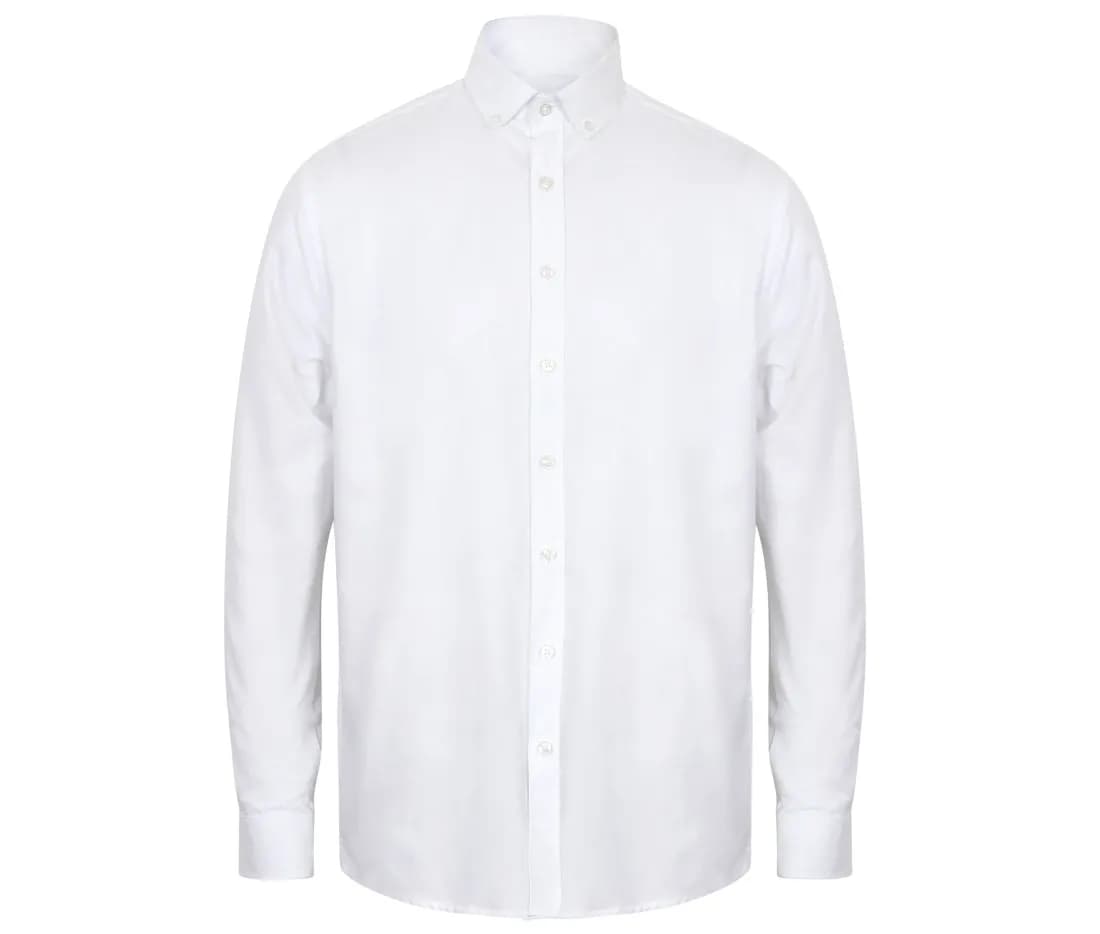 Modern Oxford Long Sleeved Shirt - Classic Fit – Weiss